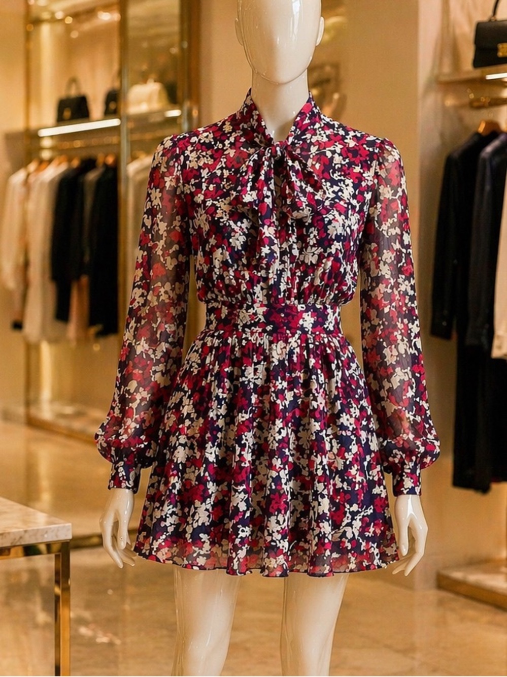 DIANE VON FURSTENBERG SILK DRESS USED
